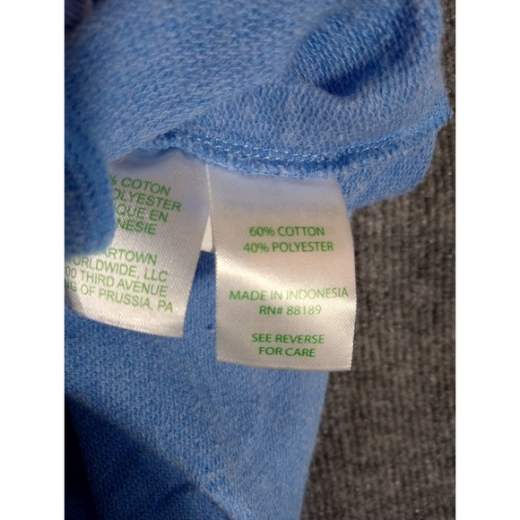 Vintage Lilly Pulitzer Zip Up Women's Jacket Medium Light Blue Pineapple Print - Picture 6 of 6